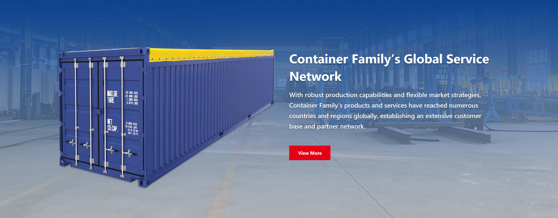 Fornitore di container standard in Cina