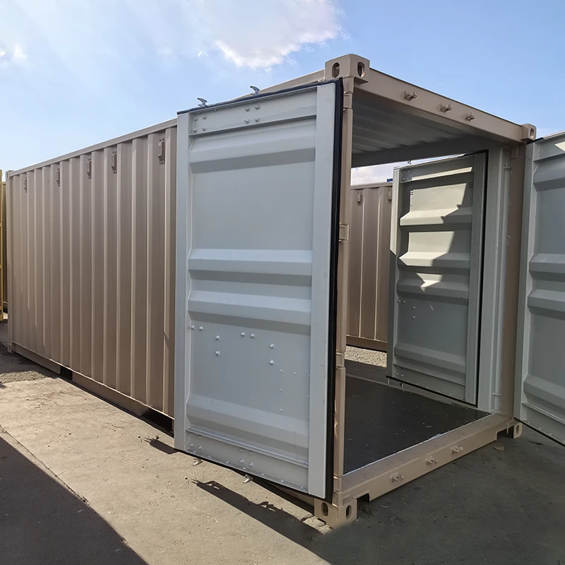 Contenitore con porta laterale da 20 piedi