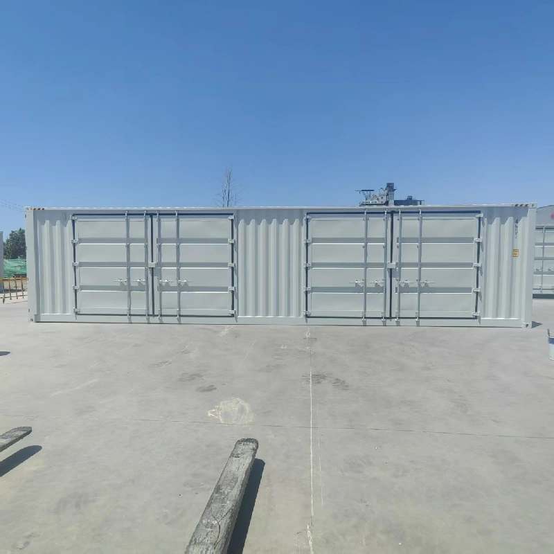Contenitore cubo alto 40 piedi con 2 porte laterali