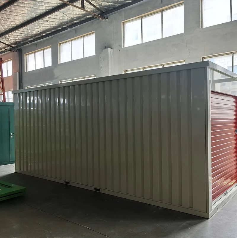 Contenitore piatto con porta avvolgibile