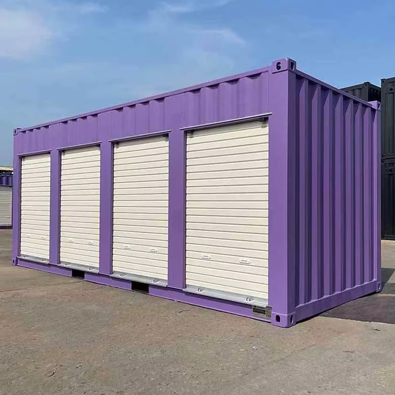 Contenitore self-storage con porta avvolgibile